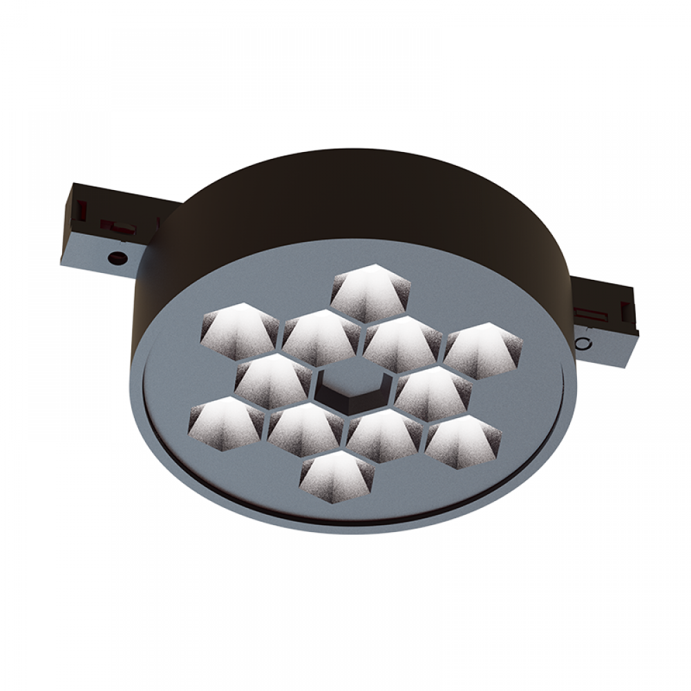 ΜΙΝΙ ΜΑΥΡΟ ΜΑΓΝΗΤΙΚΟ ΣΠΟΤ 24V DC 5W 3000K 270LM 50° RA90 5YRS Φ71*32ΜΜ - ACA