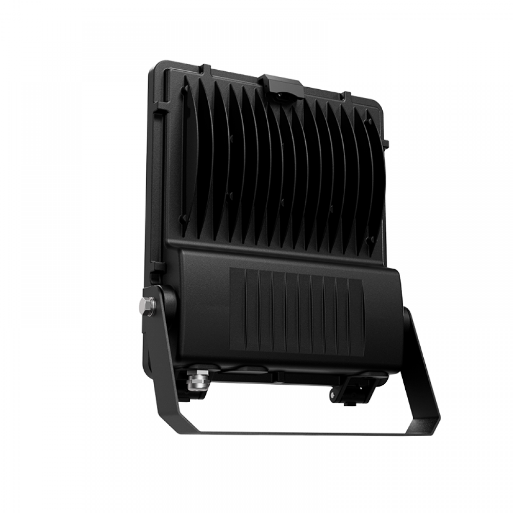 LED floodlight, 100W, 220-240v, CRI>70, 155lm/W,110° tempered glass, 5 years warranty, IP66, IK08, 4000K ACA