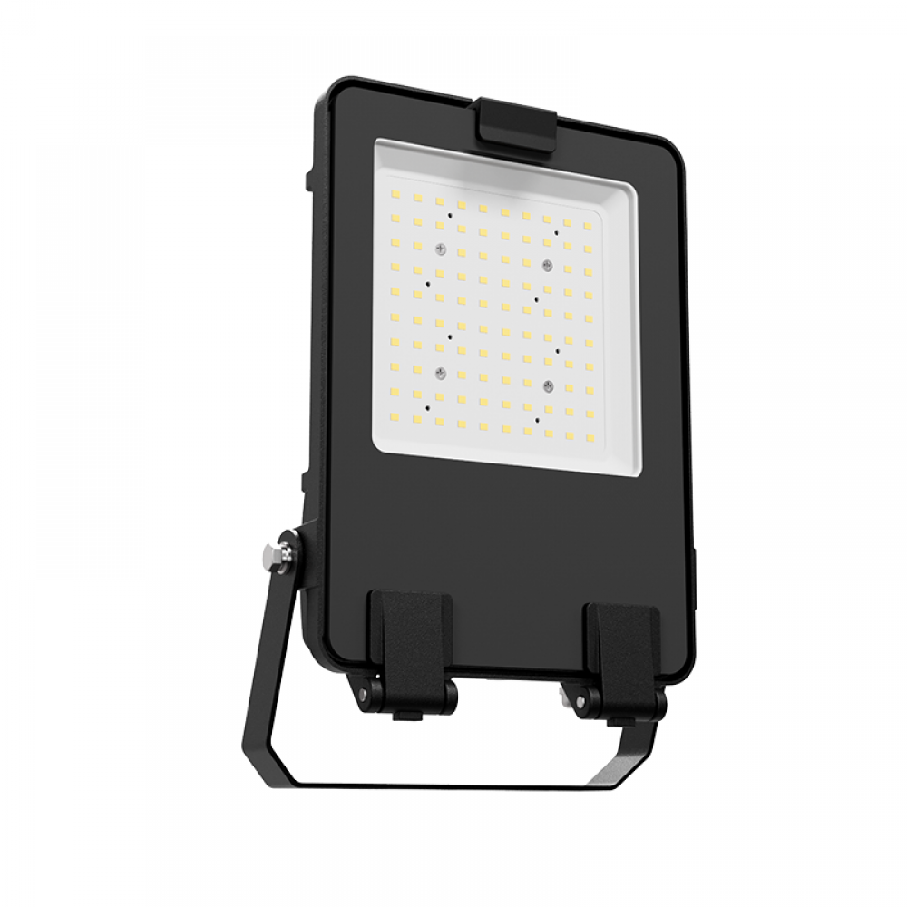 LED floodlight,50W, 220-240v, CRI>70, 155lm/W,110° tempered glass, 5 years warranty, IP66, IK08,  3000K ACA