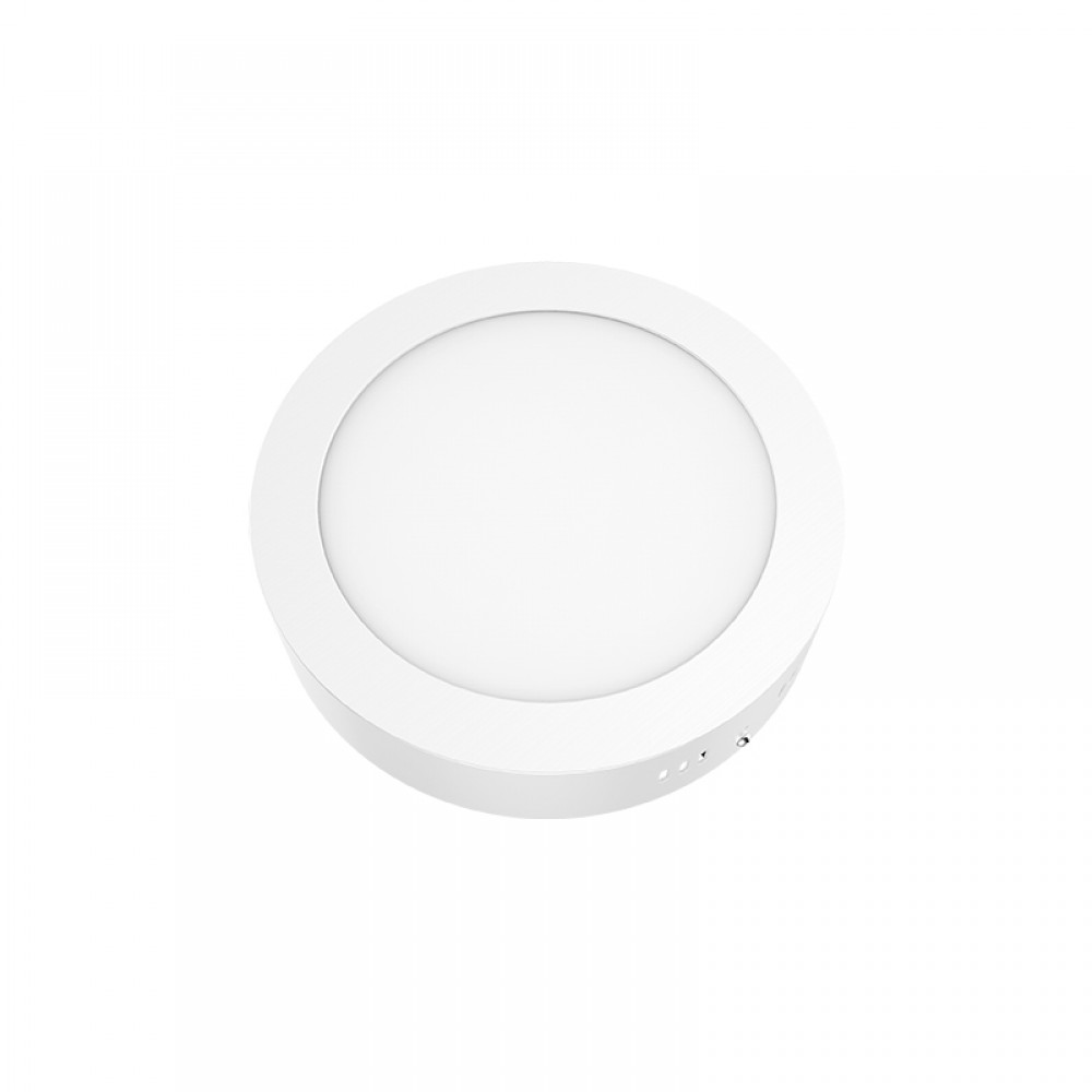 ΛΕΥΚΟ ΣΤΡΟΓΓΥΛΟ LED ΠΑΝΕΛ ΟΡΟΦΗΣ 12W 3000K 1040Lm Φ160mm 230V AC Ra80 ACA