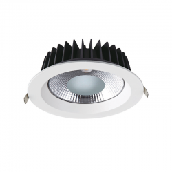 LED ΛΕΥΚΟ ΧΩΝΕΥΤΟ ΦΩΤΙΣΤΙΚΟ 20W 6500K 2600Lm 90° 230V AC Ra80 Φ140*63MM 5YRS ACA