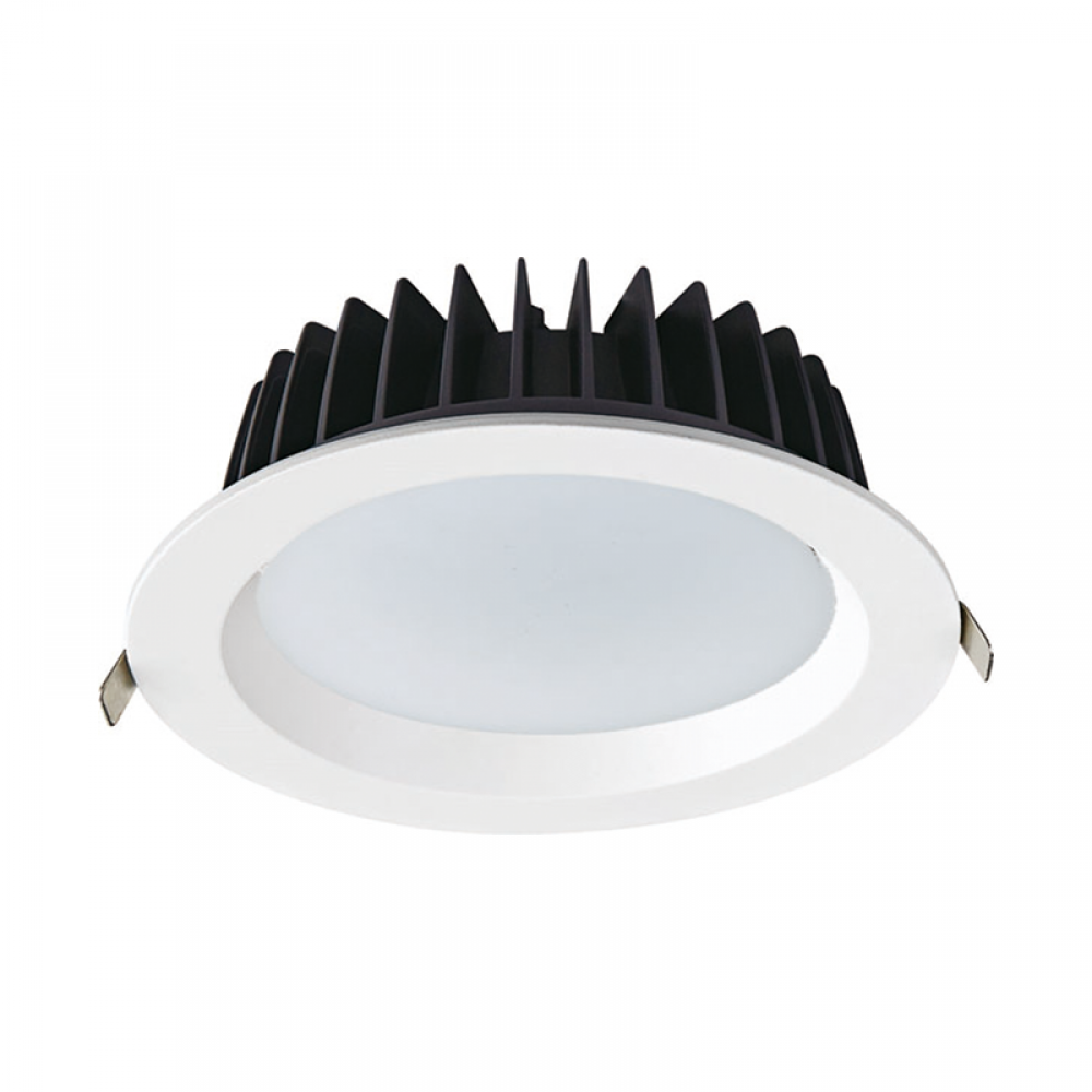 LED ΛΕΥΚΟ ΧΩΝΕΥΤΟ ΦΩΤΙΣΤΙΚΟ 40W 3000K 4600Lm 90° 230V AC Ra80 Φ230*77MM 5YRS ACA