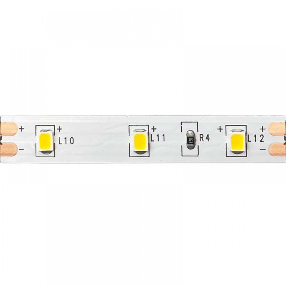 5 Μέτρα Led Ταινία 4.8W/M 570LM/M 12V DC IP20 Ψυχρό Λευκό 6500K Ra80 8mm - ACA