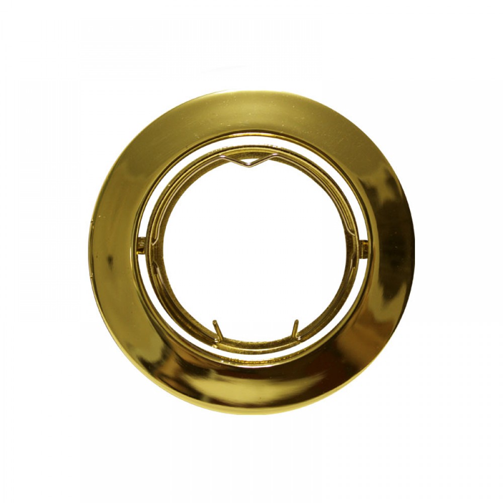 Χωνευτό Κινητό Στρογγυλό Σποτ για GU10 / MR16 Χρυσό ACA