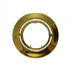 Χωνευτό Κινητό Στρογγυλό Σποτ για GU10 / MR16 Χρυσό ACA