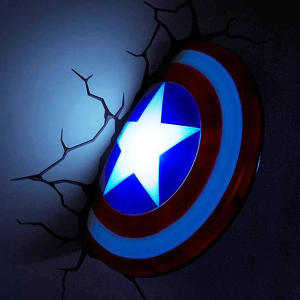 3D Φωτιστικό The Source 3DL – Marvel Captain America Light