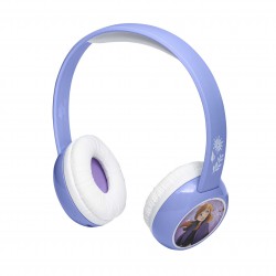 eKids Frozen 2 Ασύρματα Ακουστικά με ασφαλή μέγιστη ένταση ήχου για παιδιά και εφήβους (FR-B38VM) (Μωβ/Λευκό)