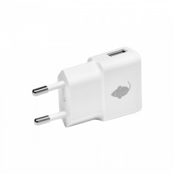 Wall Adapter USB-A Οικιακός Φορτιστής Ισχύος 5W GreenMouse Σε Λευκό Χρώμα