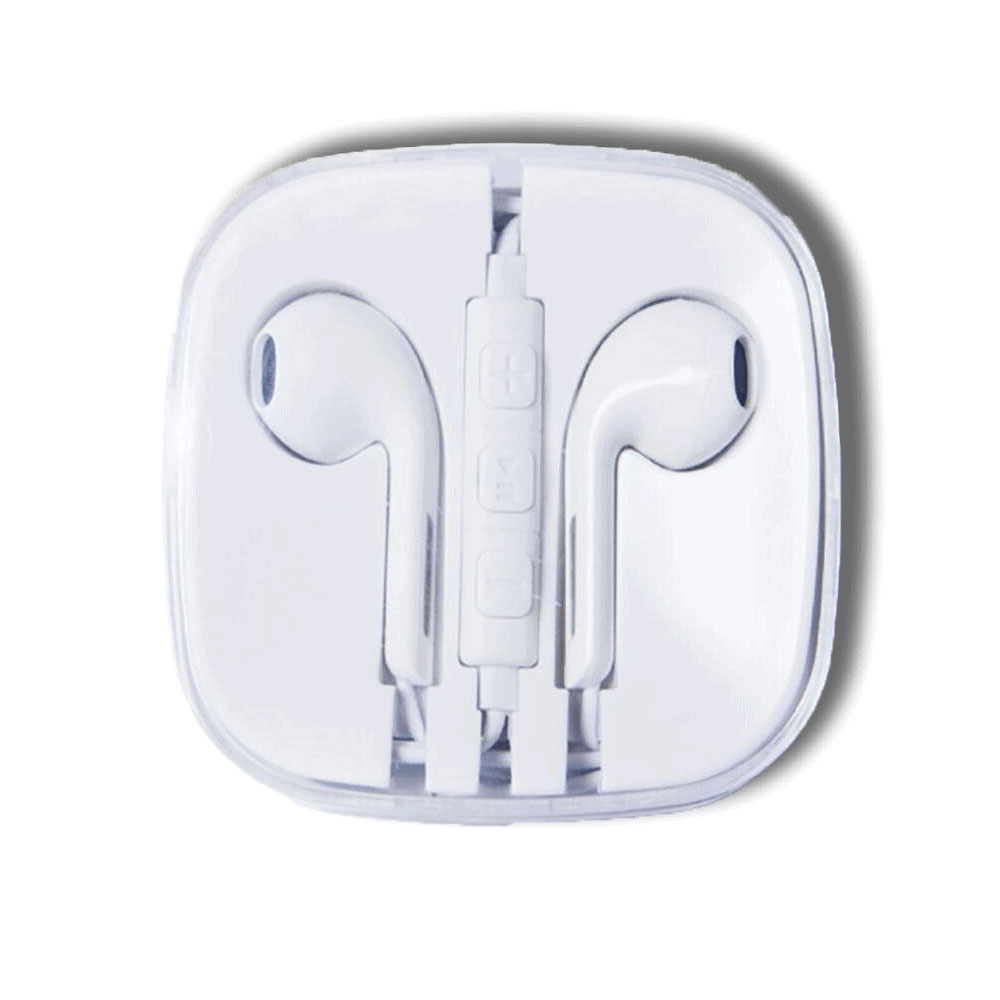 GreenMouse Ακουστικά με 3,5mm Connector Σε Λευκό Χρώμα