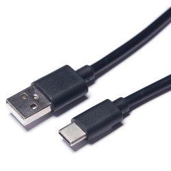 Καλώδιο Φόρτισης Και Μεταφοράς Δεδομένων GreenMouse – USB-C 1,0 m Σε Μαύρο Χρώμα