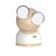 Allocacoc® GoggleLamp |Mr Watt| Επιτραπέζιο Φωτιστικό από ξύλο σφενδάμου και αλουμίνιο με ρύθμιση φωτεινότητας αφής (white/wood)