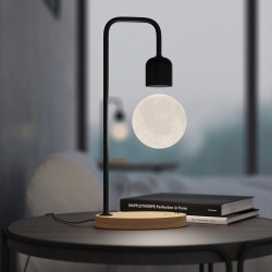 Allocacoc® Levitating Lamp - Moon - Μαγνητικό Αιωρούμενο Επιτραπέζιο Φωτιστικό (Μαύρο)