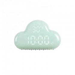 Ρολόι / Ξυπνητήρι / Θερμόμετρο Συννεφάκι Πράσινο AlarmClock Cloud MUID - Allocacoc