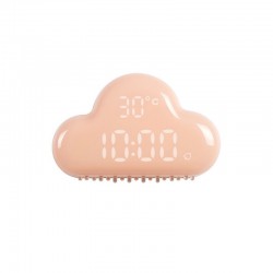 Ρολόι / Ξυπνητήρι / Θερμόμετρο Συννεφάκι Ροζ AlarmClock Cloud MUID - Allocacoc