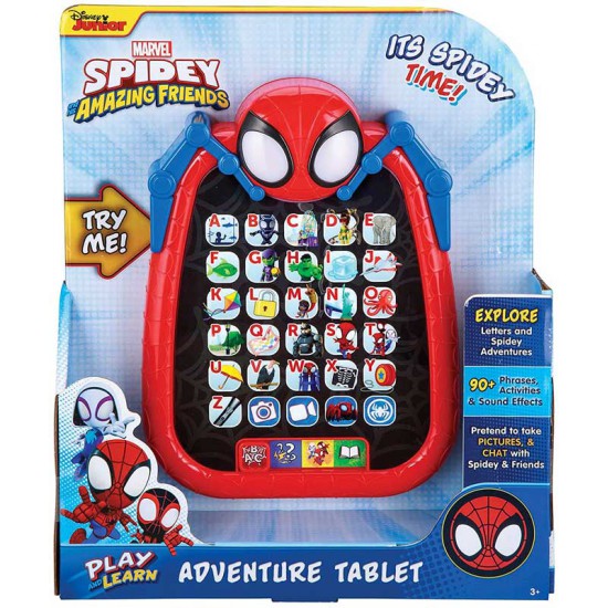 eKids Spiderman Spidey & Friends Learn & Play Tablet για παιδιά 3 ετών και άνω (SA-165) (Μπλε/Κόκκινο)