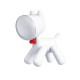 Επιτραπέζια Λάμπα Αστείο Κουτάβι Με Διακόπτη Στη Ουρά Του (Λευκό) Allocacoc® PuppyLamp - Janpim
