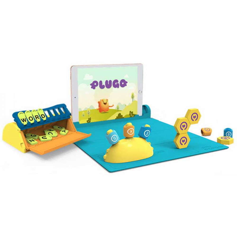 Plugo Combo 3 in 1 by PlayShifu Σύστημα παιδικού παιχνιδιού Επαυξημένης Πραγματικότητας με τρία παιχνίδια (Link, Count & Letters)