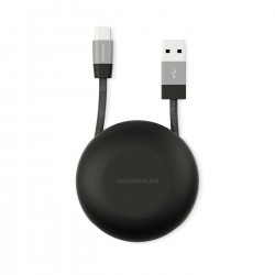 Vonmählen The Luxury Cable® (USB-A σε USB-C) Καλώδιο Δεδομένων – Μαύρο