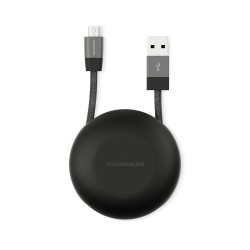 Vonmählen The Luxury Cable® (USB-A σε micro-USB) Καλώδιο Δεδομένων – Μαύρο