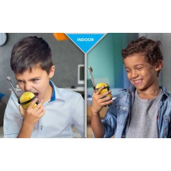 eKids Minions 2: “The Rise of Gru” Σετ 2 Walkie Talkies για παιδιά & ενήλικες με εμβέλεια 150 μέτρων (MS-210) (Κίτρινο/Μπλε)