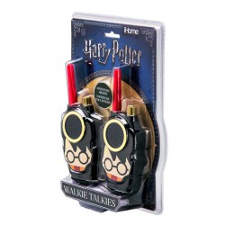 eKids Harry Potter Σετ 2 Walkie Talkies για παιδιά & ενήλικες με εμβέλεια 150 μέτρων (RI-210HP) (Μαύρο/Κόκκινο)