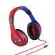 eKids Spiderman Ενσύρματα Ακουστικά με ασφαλή μέγιστη ένταση ήχου για παιδιά και εφήβους (SM-140) (Μπλε/Κόκκινο)