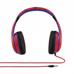 eKids Spiderman Ενσύρματα Ακουστικά με ασφαλή μέγιστη ένταση ήχου για παιδιά και εφήβους (SM-140) (Μπλε/Κόκκινο)
