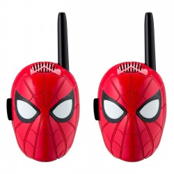 eKids Spiderman Σετ 2 Walkie Talkies για παιδιά & ενήλικες με εμβέλεια 150 μέτρων (SM-202) (Κόκκινο/Μαύρο)