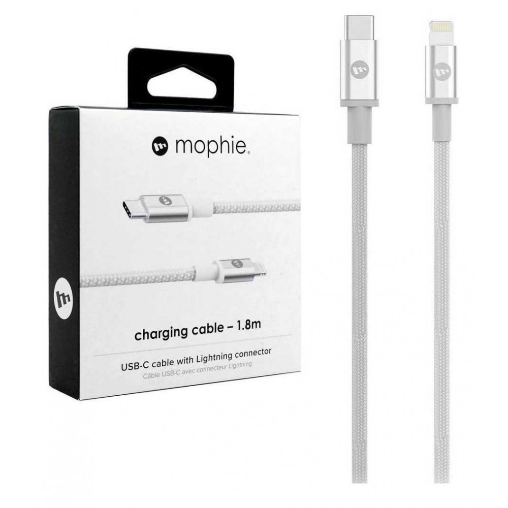 Mophie Charging Cable Καλώδιο USB-C / Lightning Φόρτισης Και Συγχρονισμού 1 Μέτρο Σε Μαύρο ή Λευκό