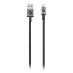 Mophie Charging Cable Αλουμινένιο Καλώδιο Φόρτισης Micro USB 1 Μέτρο Σε Μαύρο ή Λευκό
