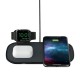 Mophie 3 in 1 Wireless Charging Pad Σταθμός Φόρτισης Για Quickcharge Φόρτιση Τριών Συσκευών – Μαύρος
