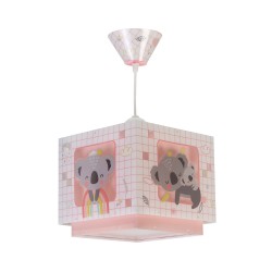 Koala Pink Παιδικό Φωτιστικό Οροφής 1xE27 Ango