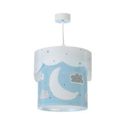 Moon Blue Παιδικό Φωτιστικό Οροφής 1x E27 - ANGO