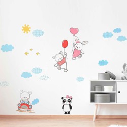 Funny Bears αυτοκόλλητα τοίχου XL - Ango