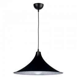 Φωτιστικό Μονόφωτο Plexiglass Μαύρο - Ασημί Ε27 Φ42 - Arkolight