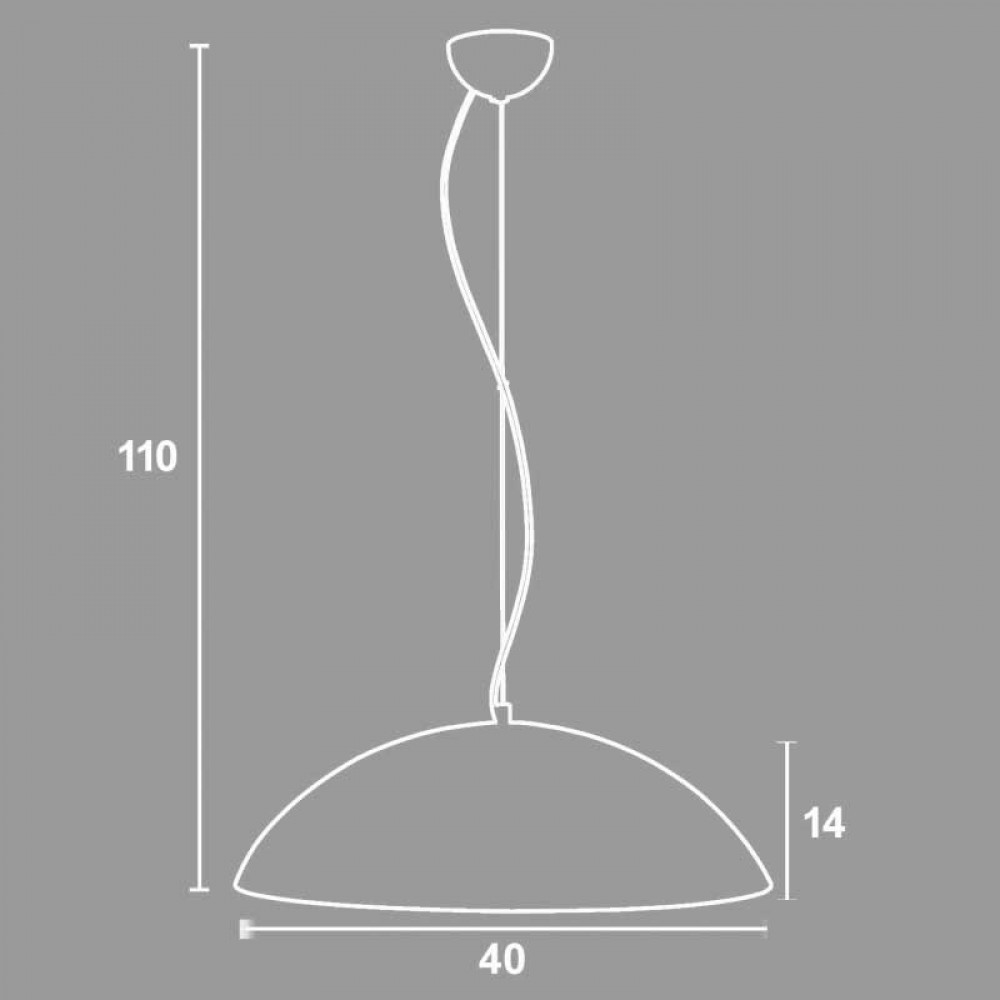 Φωτιστικό Μονόφωτο Plexiglass Λευκό Ε27 Φ40 - Arkolight