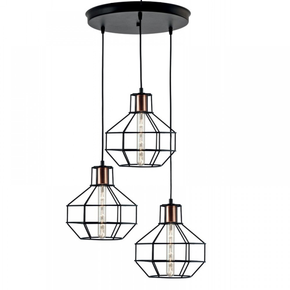 Φωτιστικό Πολύφωτο 3φ Μέταλλο Μαύρο ή Λευκό Ε27- Arkolight Φωτιστικό Πολύφωτο 3φ Μέταλλο Μαύρο ή Λευκό Ε27- Arkolight