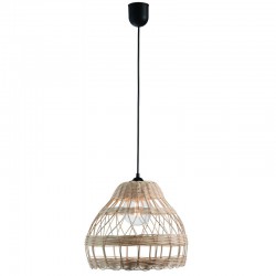 Μονόφωτο Ρατάν Φυσικό Φ30 1xE27 - ARKOLIGHT