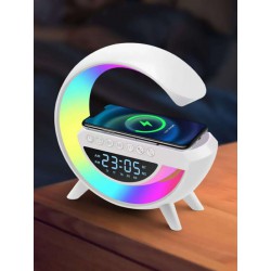 ΕΠΙΤΡΑΠΕΖΙΟ ΕΠΑΝΑΦΟΡΤΙΖΟΜΕΝΟ RGB ΦΩΤΙΣΤΙΚΟ LED BLUETOOTH ΛΕΥΚΟ - Atman