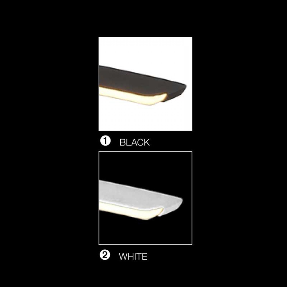 LED Κρεμαστό Φωτιστικό Αλουμινίου Σε Λευκό ή Μαύρο Χρώμα - 70W DIMMABLE WAVES - AZzardo