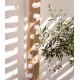Έτοιμη Διακοσμητική Γιρλάντα Beelights Με Φωτάκια Εξωτερικού Χώρου Σε Χρωματισμούς Bianco