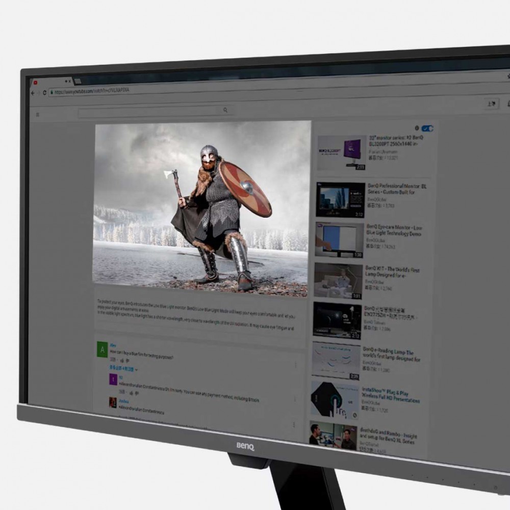BENQ EW3270U 31.5" 4K UHD 16:9 HDR Monitor - Τριετή Εγγύηση - 0 pixel για το πάνελ - Service Από Επίσημη Ελληνική Αντιπροσωπεία