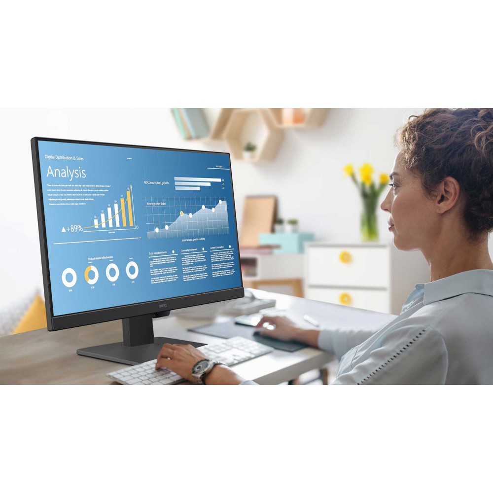 BENQ BL2785TC 27" USB-C Eye-Care Ergonomic Business Monitor - Τριετή Εγγύηση - 0 pixel για το πάνελ - Service Από Επίσημη Ελληνική Αντιπροσωπεία