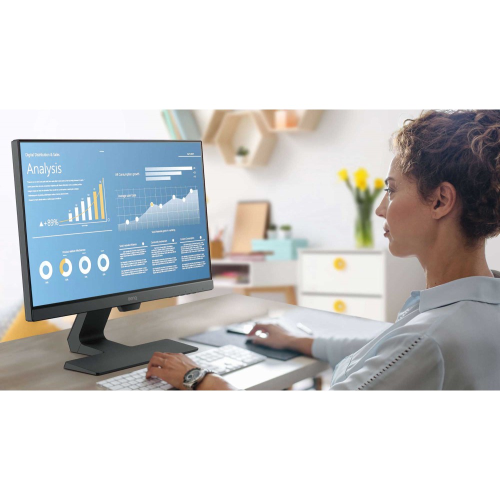 BENQ GW2283 21.5" 1080p Eye-Care IPS Monitor - Τριετή Εγγύηση - 0 pixel για το πάνελ - Service Από Επίσημη Ελληνική Αντιπροσωπεία