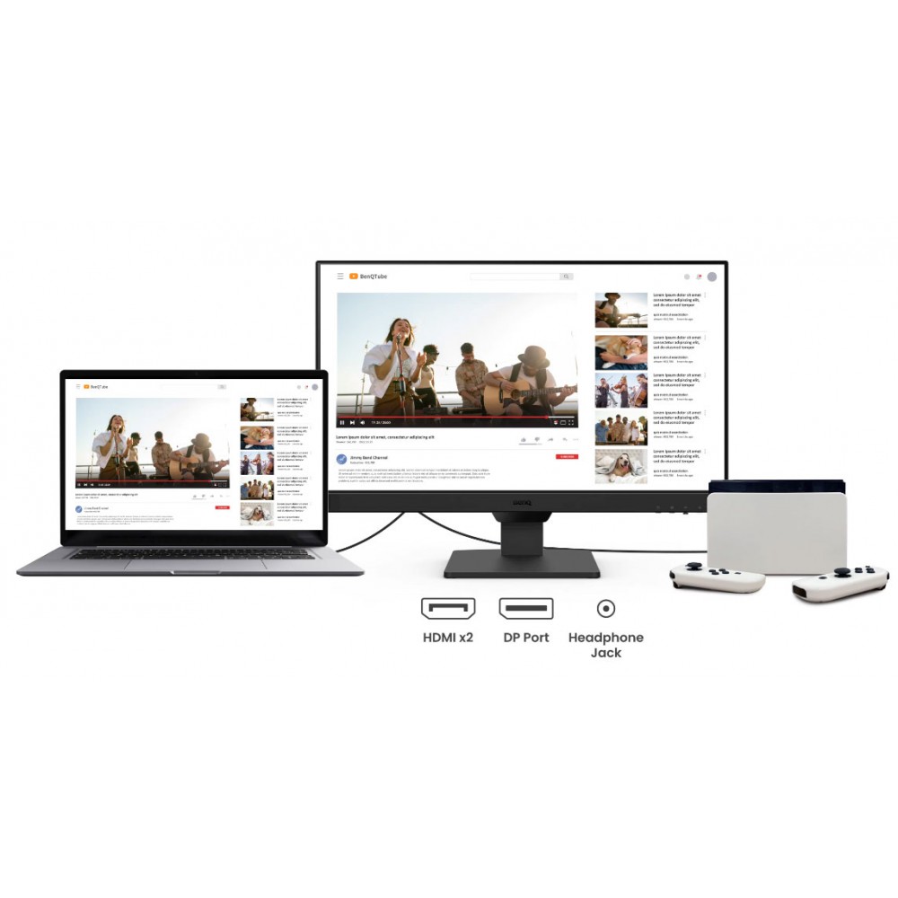 BENQ GW2790 IPS Monitor 27" FHD 1920x1080 - Τριετή Εγγύηση - 0 pixel για το πάνελ - Service Από Επίσημη Ελληνική Αντιπροσωπεία