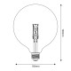 LED Λαμπτήρας E27 CRI 95 Γλόμπος G150 7W 2700K Dimmable - P05