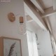 Φωτιστικό Τοίχου γωνία Fermaluce Scandi, μέταλλο με ξύλο - Φυσικό - Λευκό- Creative Cables