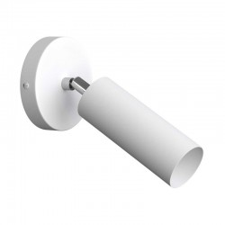 Φωτιστικό Τοίχου Fermaluce Monochrome Κινητό Σποτ, μεταλλικό Tub-E14 Λευκό - Creative Cables