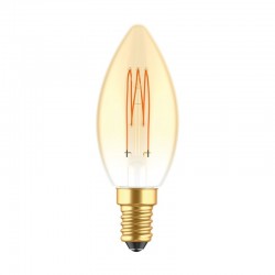 LED Λαμπτήρας C51 Κερί Μελί Νήμα Cage 3,5W E14 Dimmable 2700K - BeBulbs - Creative Cables
