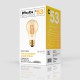 LED Λαμπτήρας C53 A60 Μελί Νήμα Cage 7W E27 Dimmable 2700K - BeBulbs - Creative Cables